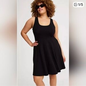 Torrid Black Sleeveless Mini Dress